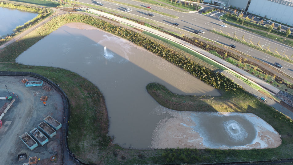 Ashburn chemical spill Pond 1